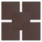 Engravable Leather Patch Blanks for Hats, Jackets & Bags – Laserable Faux Leather Patches with Adhesive & Stitch – Leatherette Apparel Patches (Square, 5 Pack)